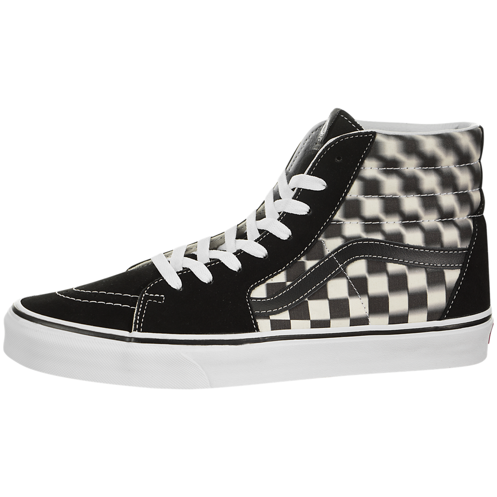 vans sk8 hi blur check