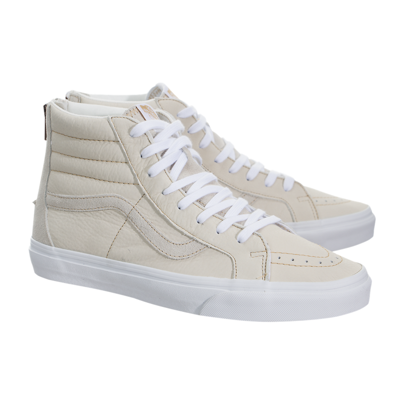 beige vans sk8 hi