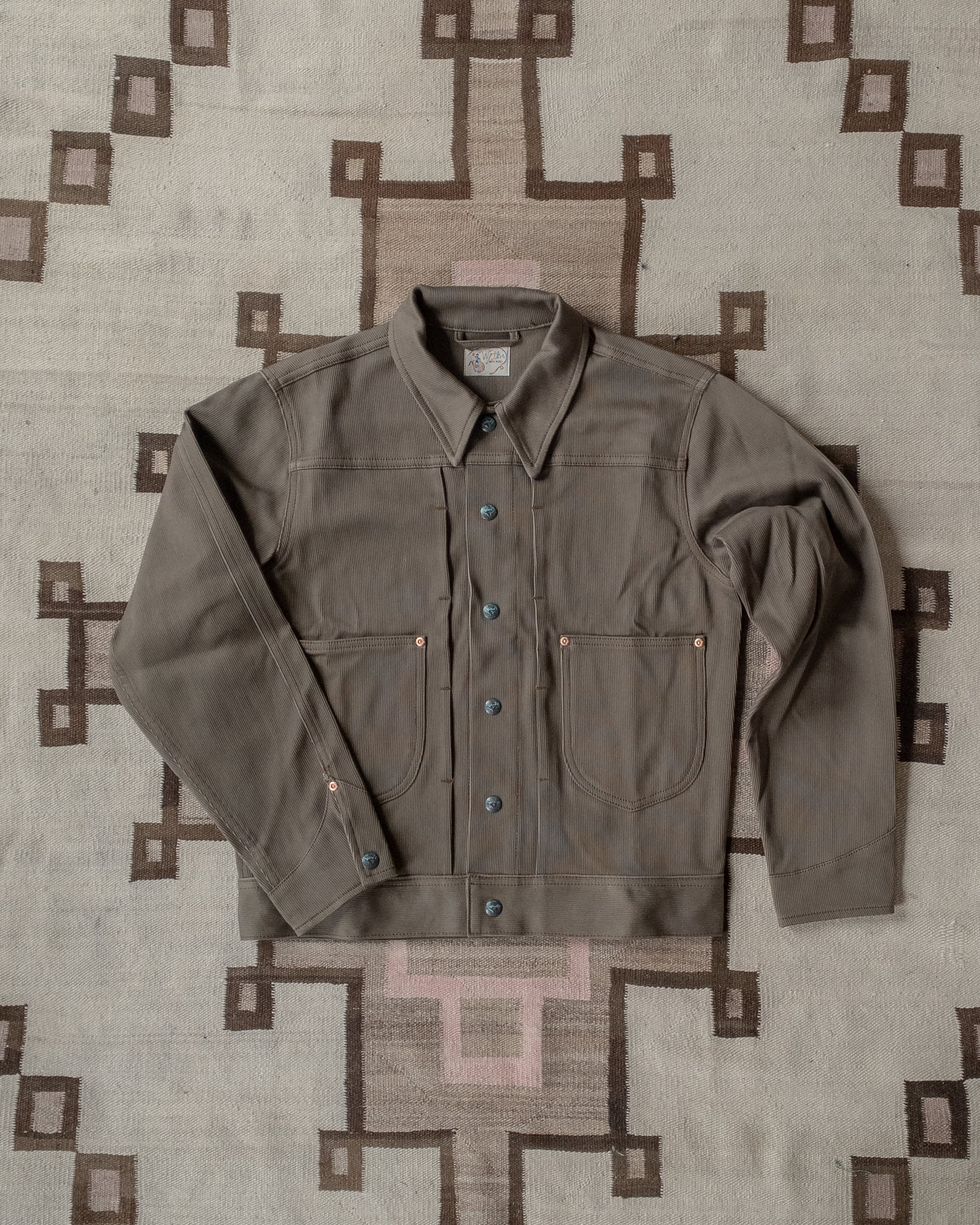 Faded Olive Bedford Cord Ranch Jacket – Wythe New York