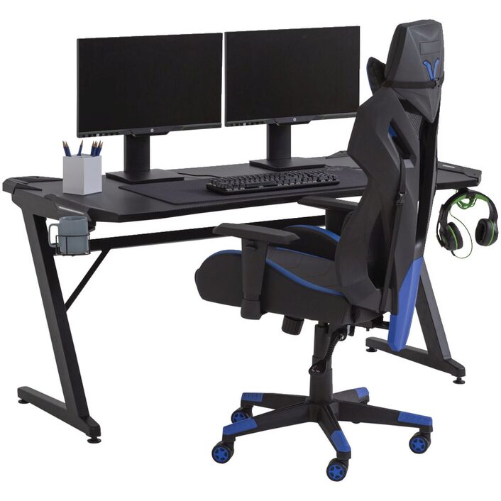 Typhoon Pro Esport Gaming Desk With Led 1500mm Carbon Fibre The