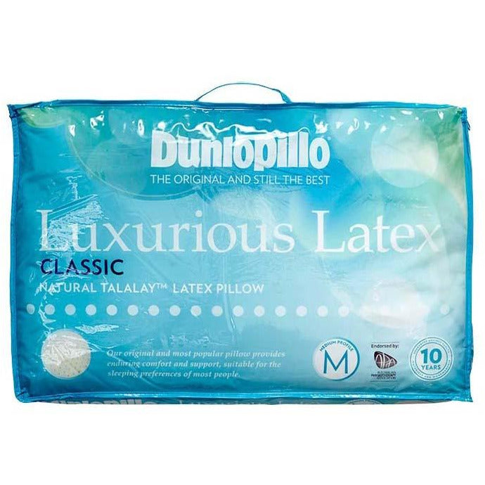 dunlopillo luxurious latex high profile pillow