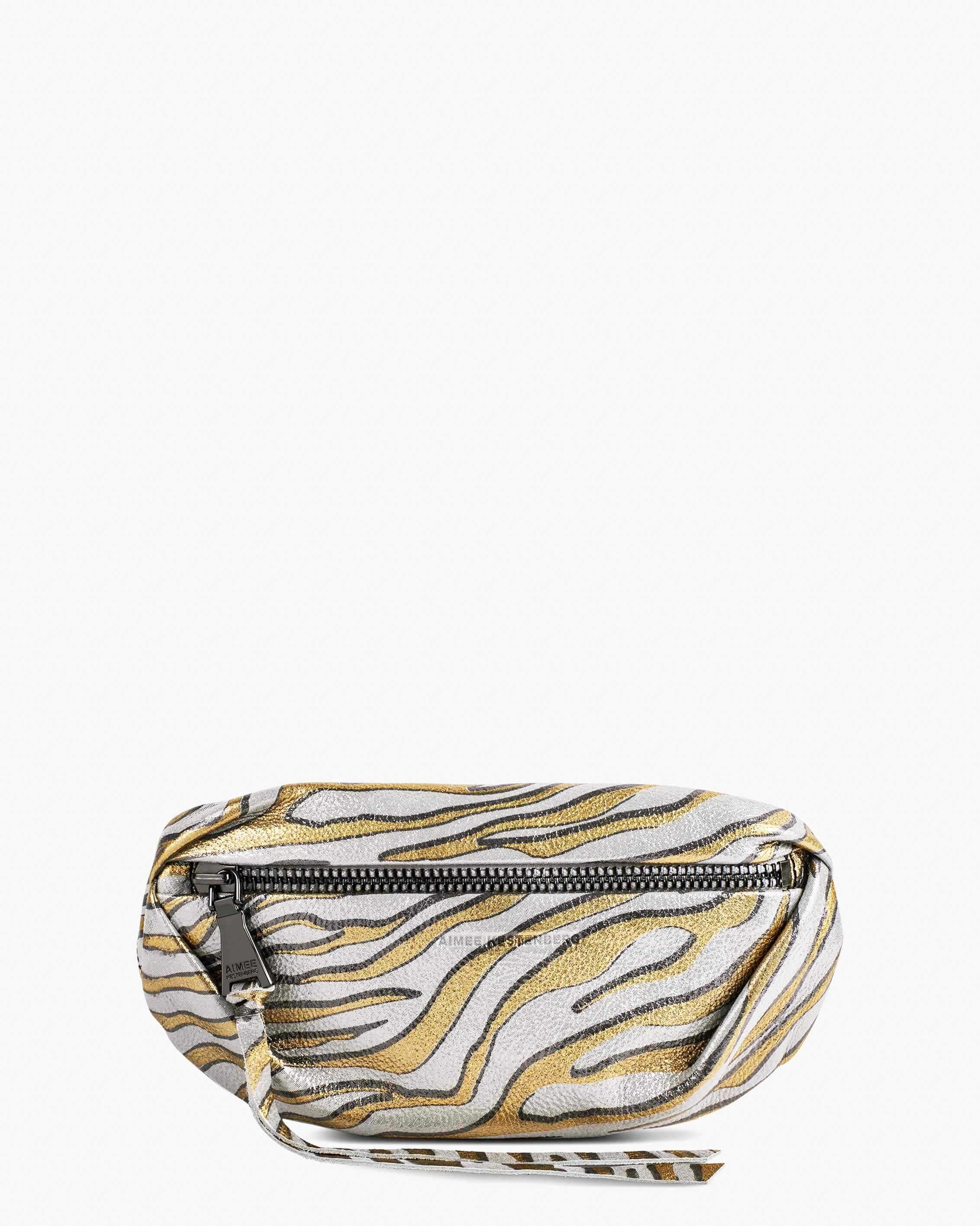 zebra bum bag