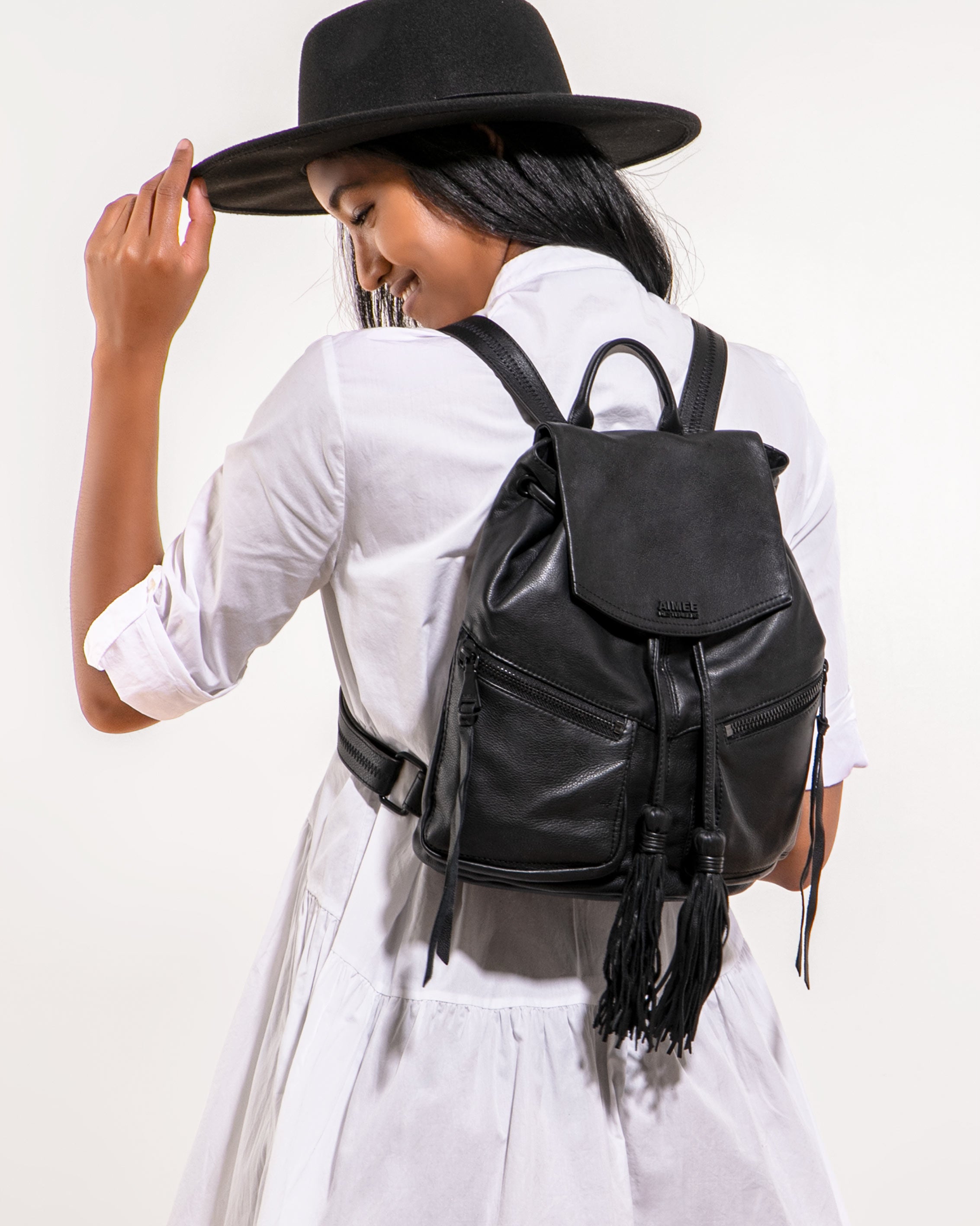 Aimee Kestenberg Bali Backpack ,Black