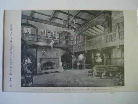 pennsylvania esq 1893 stetson pearson pa george hall great house