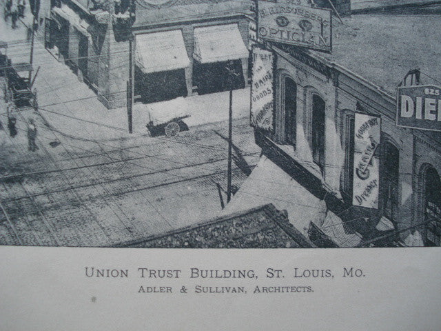 Union Trust Building , St. Louis, MO, 1895, Adler & Sullivan – St. Croix Architecture