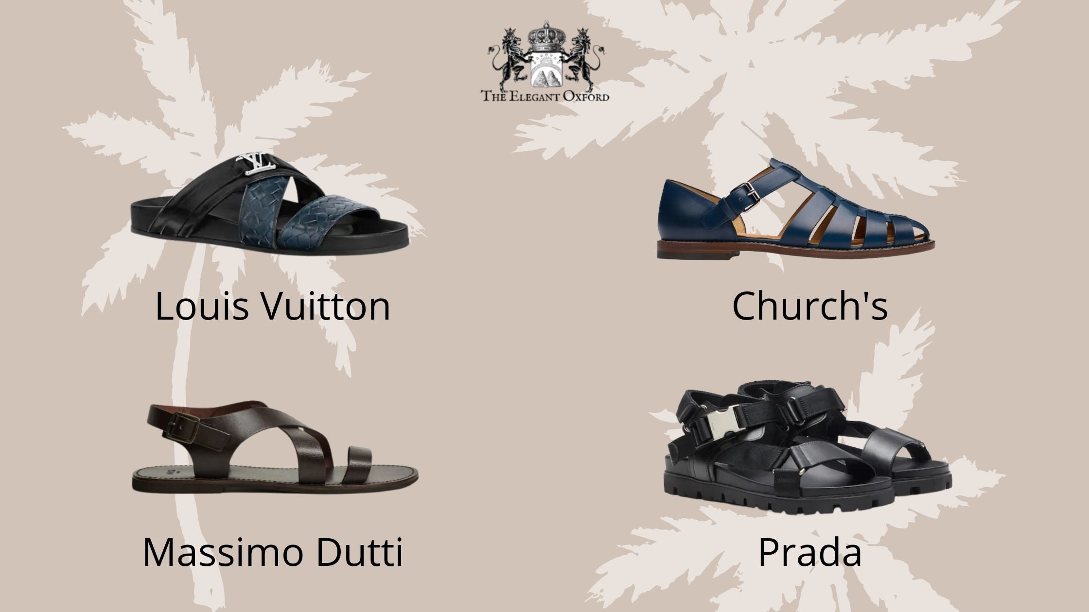 Louis Vuitton en 2023  Zapatos elegantes hombre, Sandalias