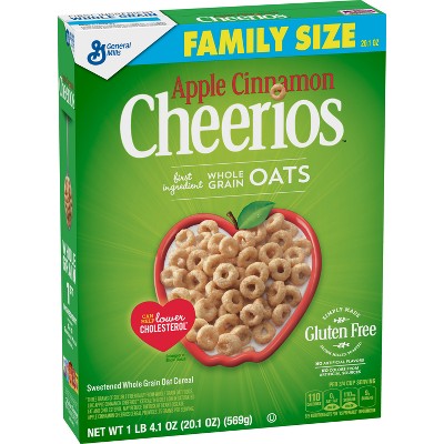 Apple Cinnamon Cheerios Breakfast Cereal - 20.1oz - General Mills