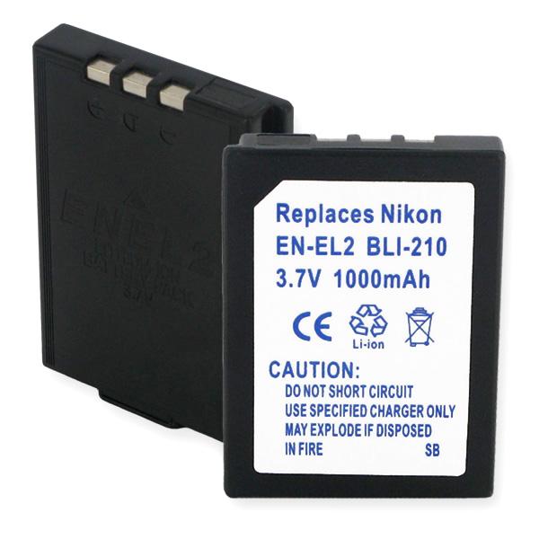 Digital Battery - NIKON EN-EL2 LI-ION 1000mAh  / BLI-210 / CAM-776