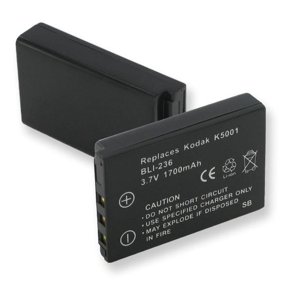 Digital Battery - KODAK KLIC-5001 LI-ION 1700mAh  / BLI-236 / CAM-KLIC5001