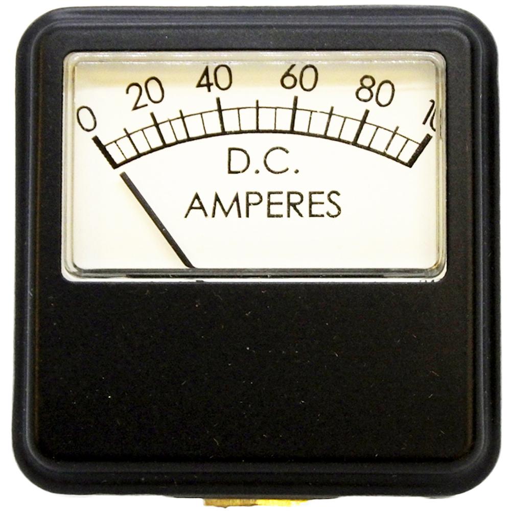 Amp Meter 0-100A Metal Face Clamp-Mount Heavy-Duty for Battery Chargers<br>PR24-100