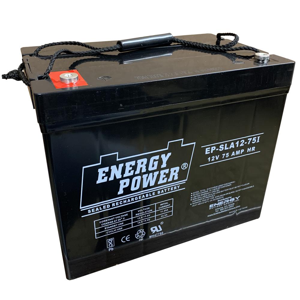 Energy Power 12V, 75AH SLA AGM Battery (24) - INT