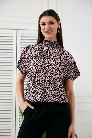 Leopard print tops wholesale