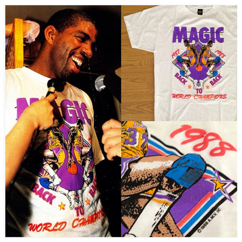 Magic Johnson Back to Back Shirt