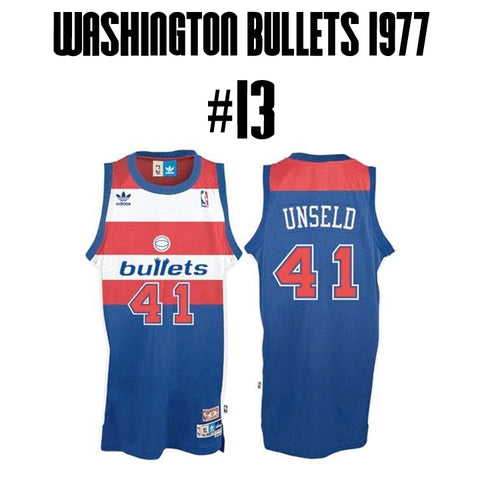 Bullets Greatest Jersey of All Time