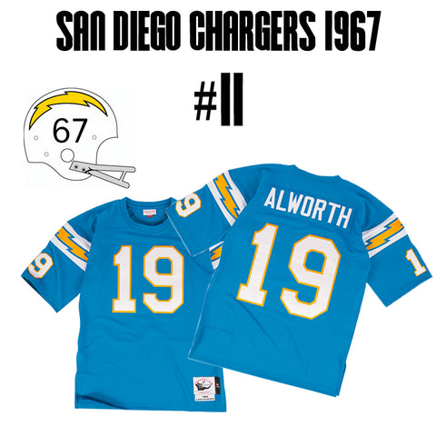 San Diego Chargers Greatest Jersey of All Time