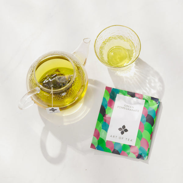 Green Pomegranate Tea Eco Teabag Sachets