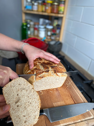 Sourdough cut open by SauerCrowd