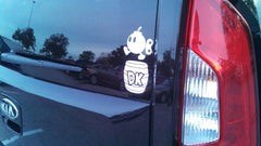 Donkey Kong & Mario Vinyl Sticker Decals