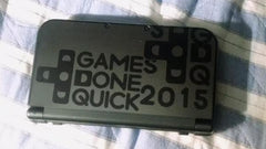 GDQ 3DS XL Vinyl Sticker Decal