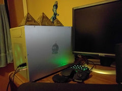 Gaming PC with Bombomb Vinyl Sticker Decal