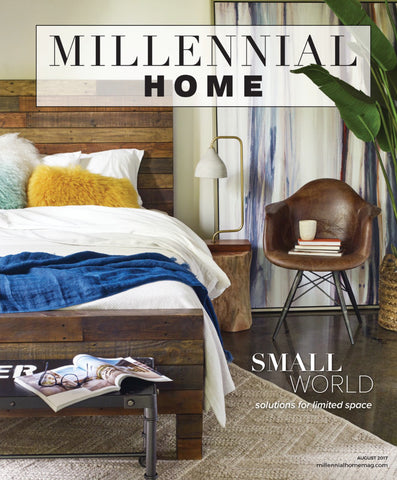 millennial home magazine cover for august 2017