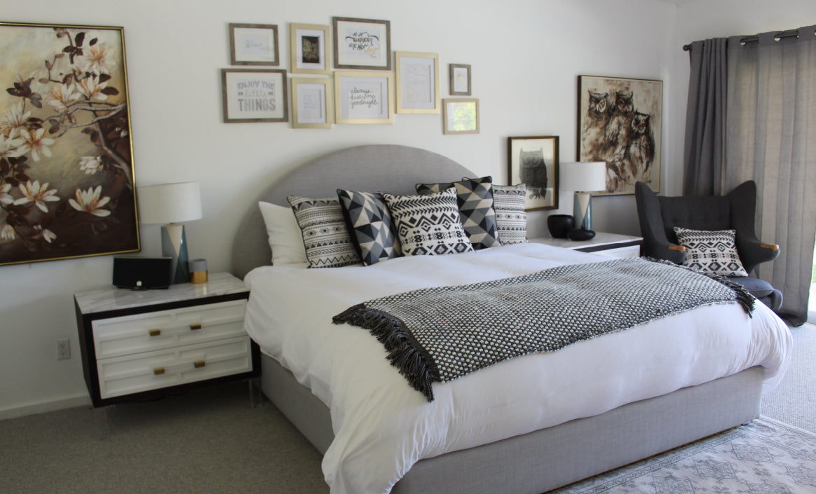 The Lodge Interior Silver Bedroom