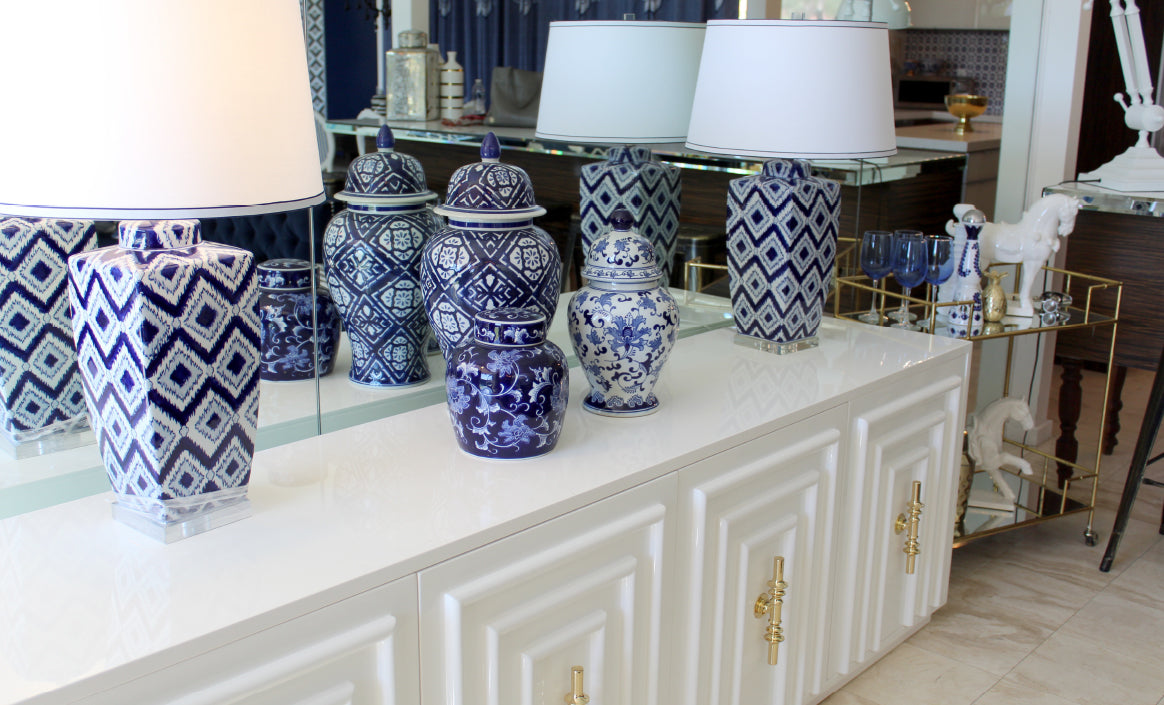 The Park House Interior Living Room White Credenza