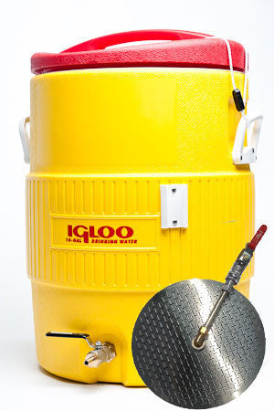 10 Gallon Converted Igloo Cooler Mash Tun With False Bottom