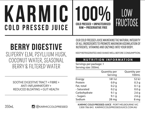 Information On Berry Digestive Juice