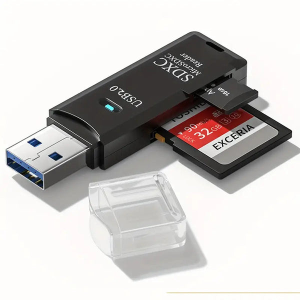 USB 2.0 SD Card Reader Micro SD Card To USB Adapter Computer Accessories - DailySale