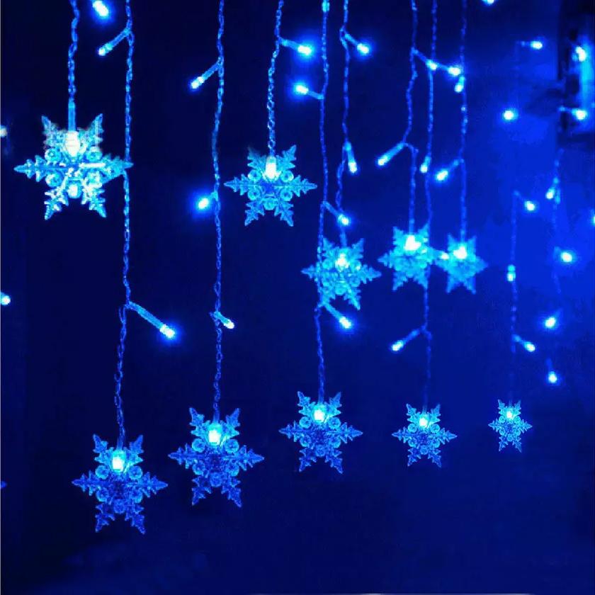 3-5m-96led-snowflake-string-curtain-lights