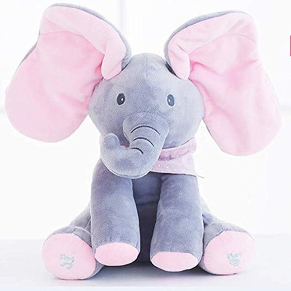 talking elephant plush toy