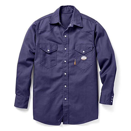 Rasco FR Lightweight Work Shirt with Snaps-7.5 oz