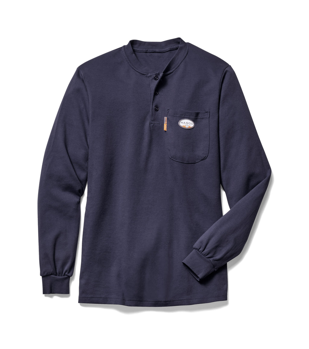 **Rasco FR Henley Shirt 6.1 oz in several colors