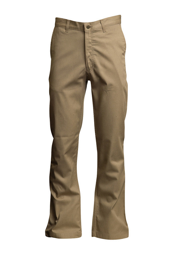 Lapco FR Khaki 7 oz Uniform Pants-100% Cotton