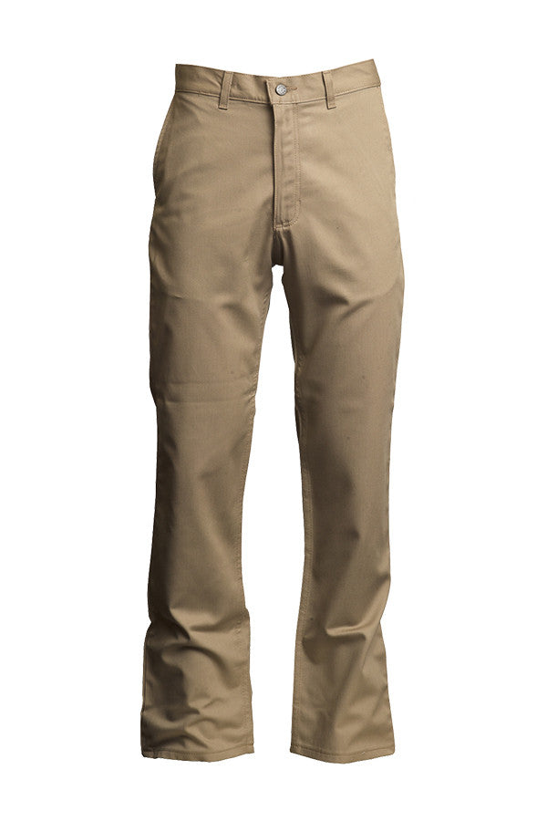 Lapco FR Khaki 7 oz Uniform Pants-Advanced Comfort 88/12