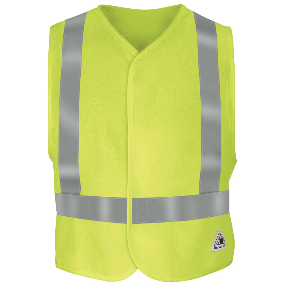 Men's FR Bulwark Hi-Visibility Flame-Resistant Safety Vest VMV4HV