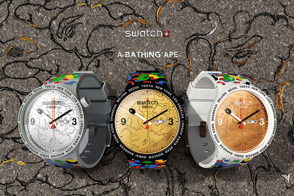 A BATHING APE® × SWATCH | bape.com