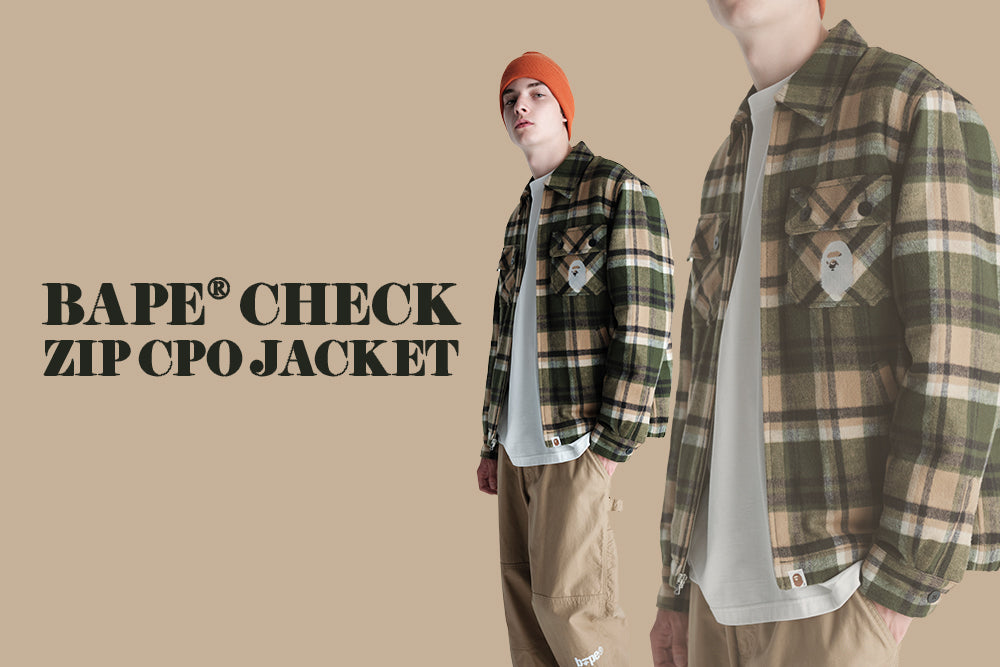 BAPE® CHECK CPO JACKET | bape.com