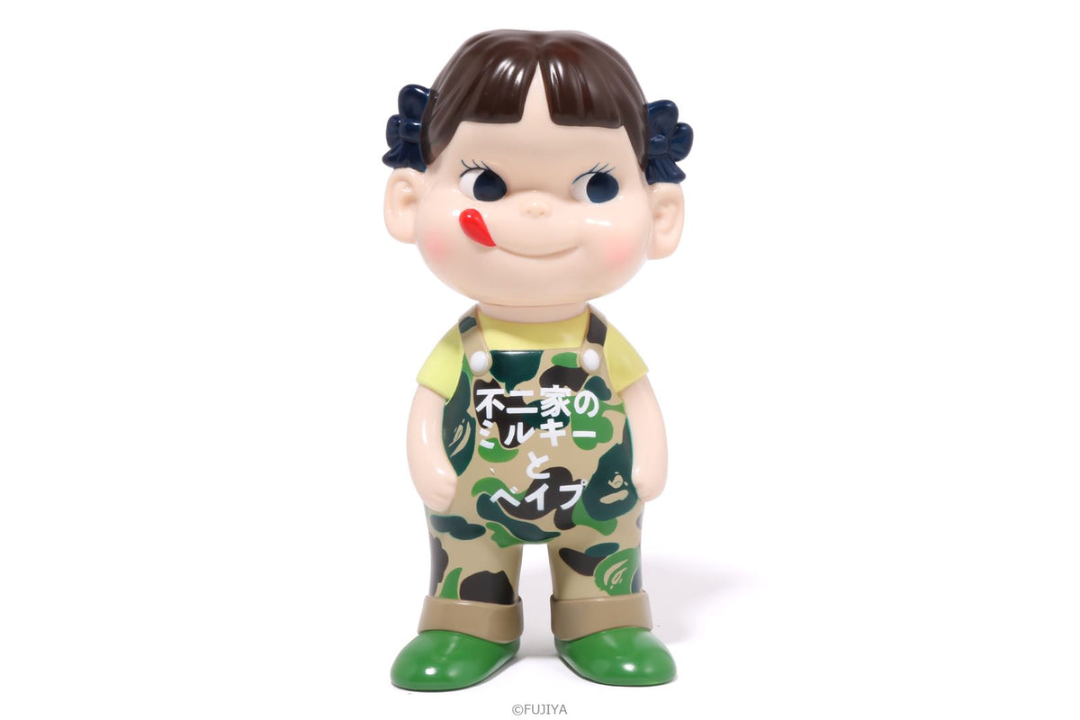 ポイント2倍 不二家ソフビコレクション☆BAPE× ペコちゃん GREEN - その他