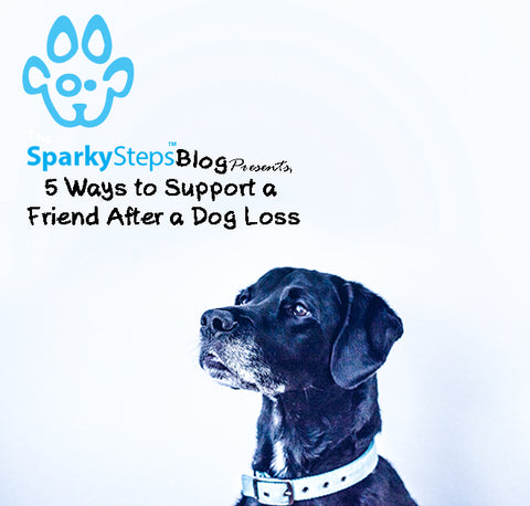 Sparky Steps - 5 Ways to Support a Friend after a dog loss
