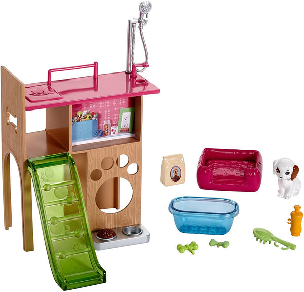 barbie movie night & accessories playset