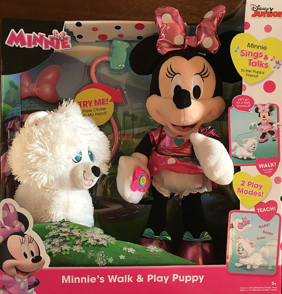 minnie walk and play puppy