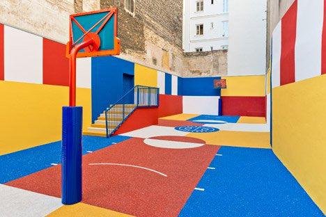Pigalle Colorful Basketball Court