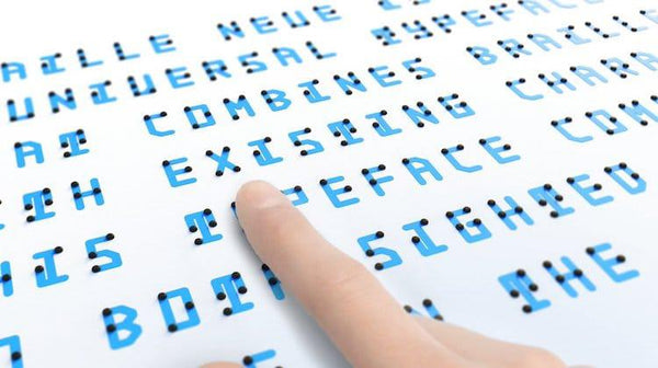Ιδέες: Μία γραμματοσειρά που μπορούν να διαβάσουν όλοι (ακόμα και οι τυφλοί) - Enallaktiko.gr
