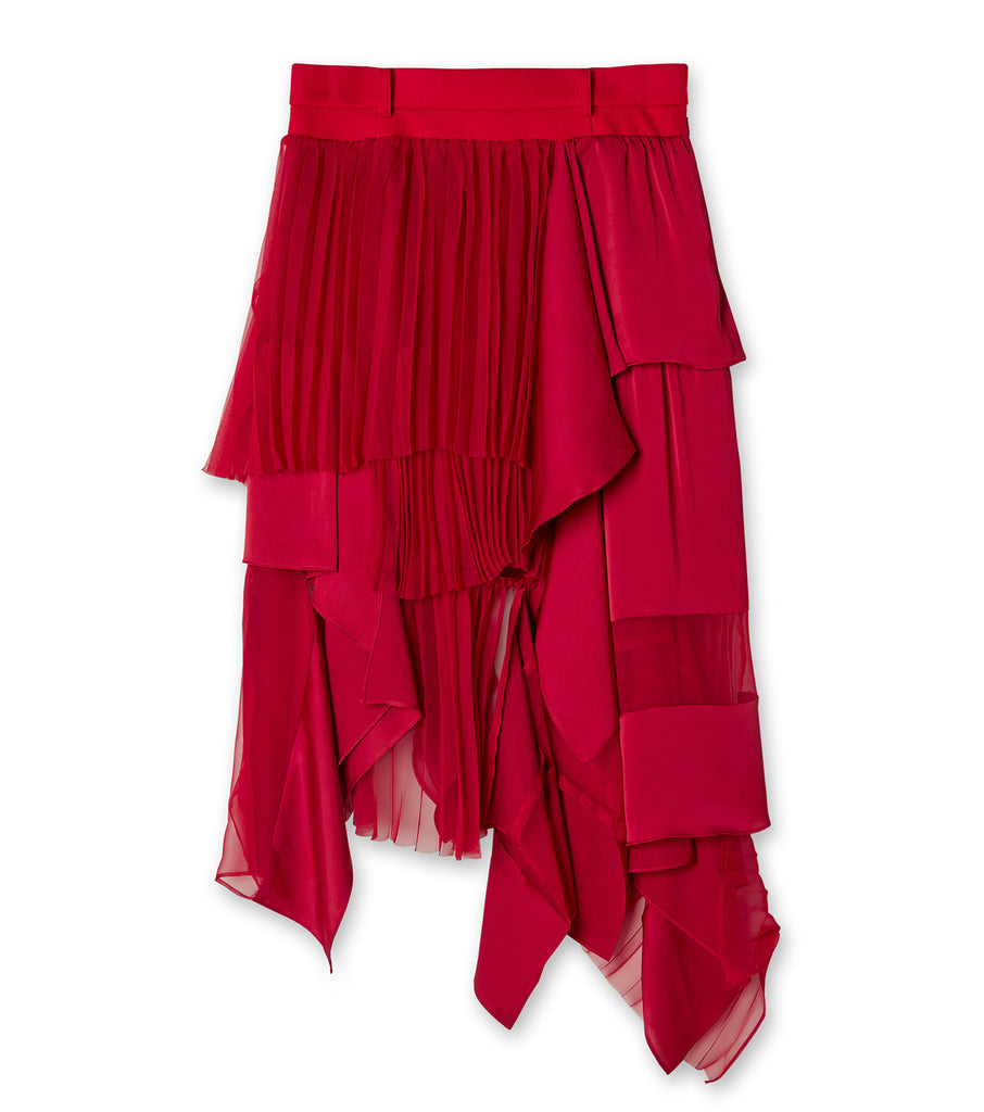 Sacai Suiting Mix Skirt ロングスカート | red-village.com