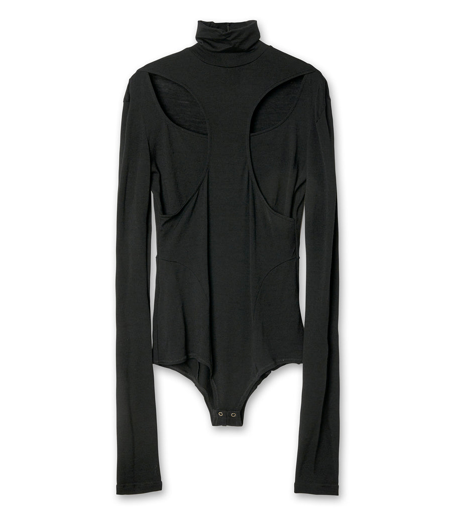 FETICO 22AW WOOL LAYERED BODY SUITS 黒mameku - Tシャツ/カットソー ...