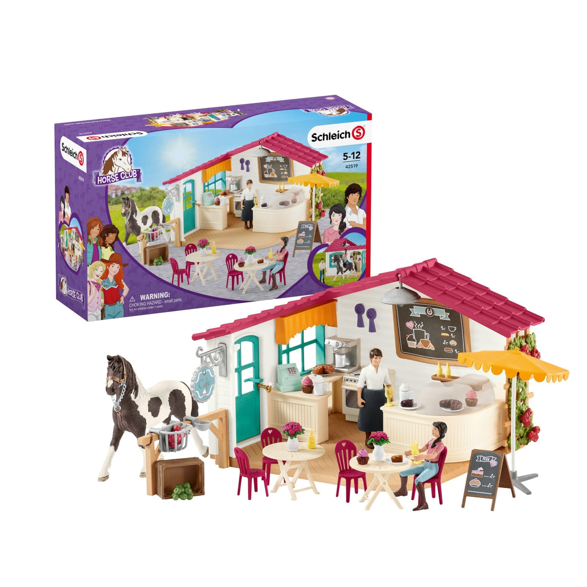 schleich horse club rider cafe