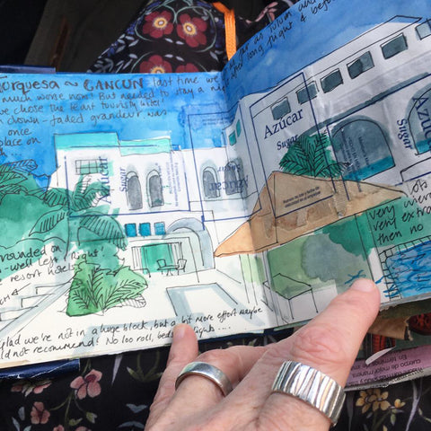 Cancan Casa Turquesa Holiday Diary Travel Journal by Kate Guy