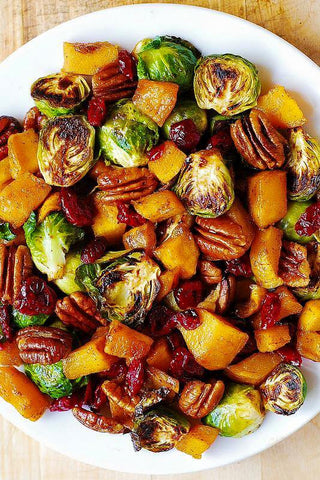 Roasted Brussels Sprouts Salad, Posh Style Recipe